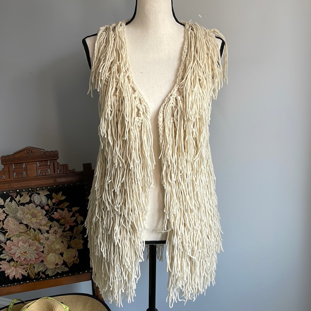 Awesome Shaggy Sweater Vest!